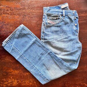 Vintage Basic Diesel Industry denim jeans Used 34x29 Made in Italy Type RR55